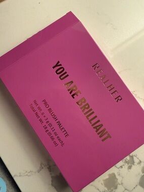 NIB RealHer Pro Blush Palette - Bright Magenta Pink